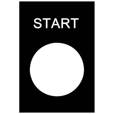 ZB2BY2303 - Legend Plate - Schneider Electric