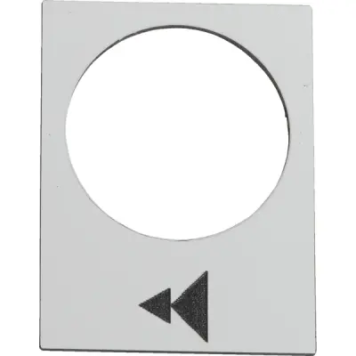 ZB2BY4903 - Legend Plate - Schneider Electric