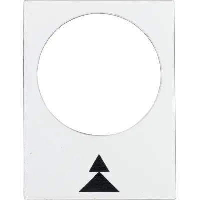 ZB2BY4909 - Legend Plate - Schneider Electric
