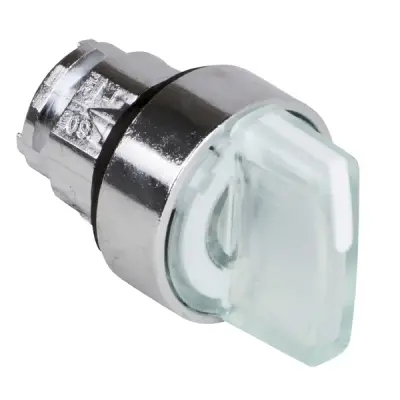 ZB4BK1313 - Illumi.pushbutton Head, 3pos., White - Schneider Electric