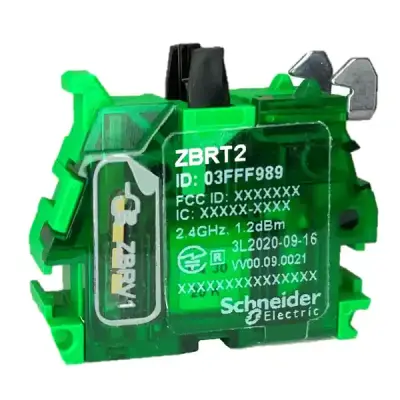 ZBRT2 - Xb5r Wireless Batteryless Transmitter - Schneider Electric
