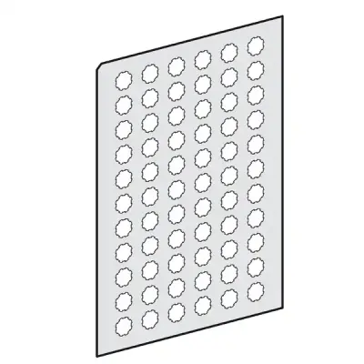 ZBY1101 - Legend Plates Sheet - Schneider Electric