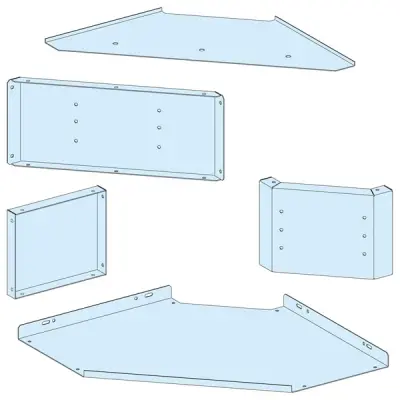 Schneider Electric - 08712 - IP30 CORNER KIT FOR LINERGY LGYE - 1