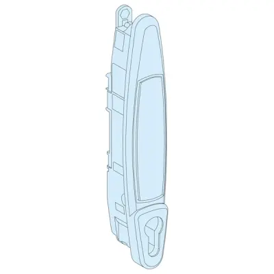 Schneider Electric - 08932 - EURO HANDLE WITHOUT INSER - 1
