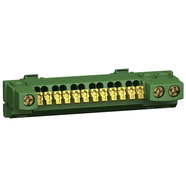 Schneider Electric - 13409 - Earth Terminal Block 15 holes - 1