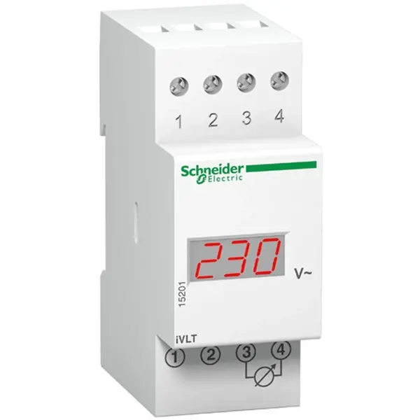 Schneider Electric - 15201 - DIGITAL VOLTMETER 0-600V - 1