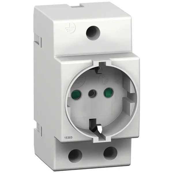 Schneider Electric - 15303 - SOCKET 2P+E 10/16A (DIN TYPE) ITALYAN - 1