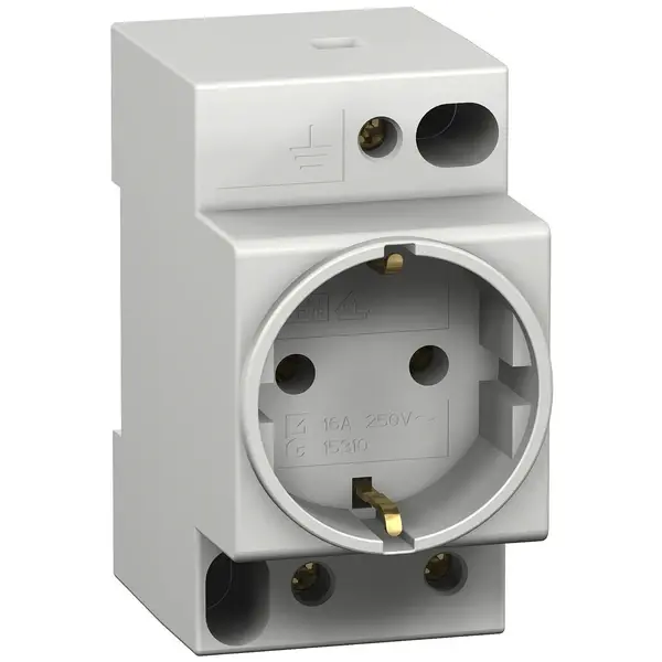 Schneider Electric - 15310 - SOCKET 2P+E 10/16A (DIN TYPE) - 1