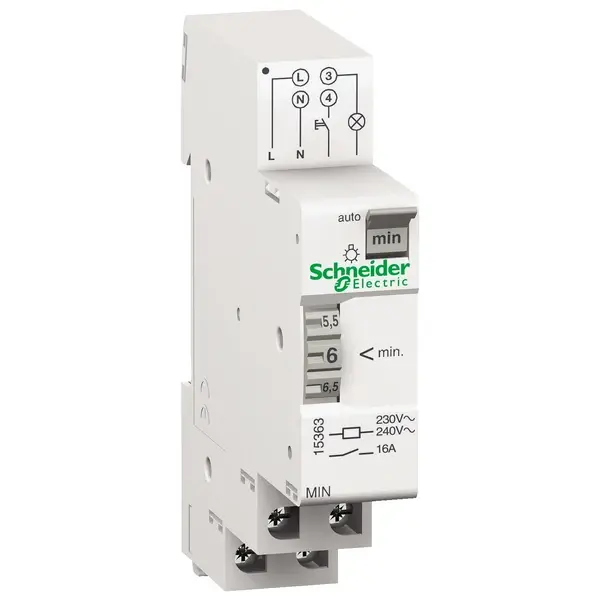 Schneider Electric - 15363 - MIN Electromechanical Timer 1-7 min.s - 1