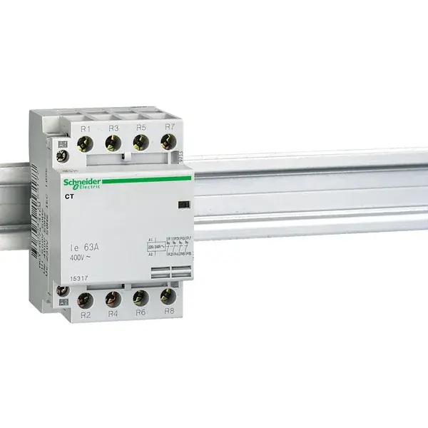 Schneider Electric - 15384 - CT 4I 25A 415 COIL 220 +SIG LAMP - 1