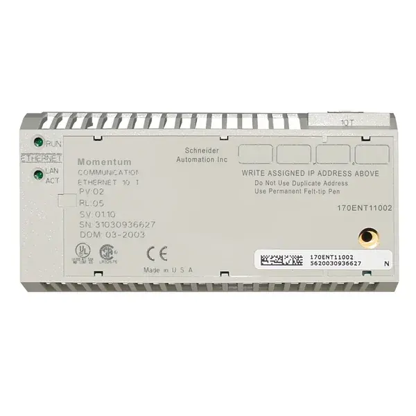 Schneider Electric - 170ENT11002 - momentum ethernet comm ad - 1