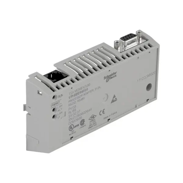 Schneider Electric - 171CCC98020 - PROCESSOR ADAPTER,512K,ENET,W/RS485 - 1