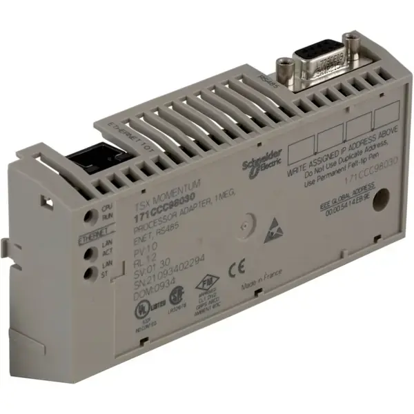 Schneider Electric - 171CCC98030 - M1 ETHERNT WITH RS485,1ME - 1