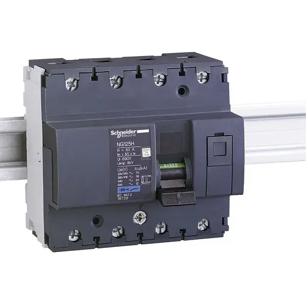 Schneider Electric - 18732 - NG125H 4P 10A C - 1