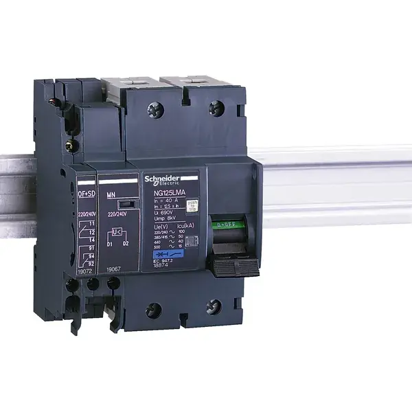 Schneider Electric - 19072 - OF AND SD FOR NG125 - 1