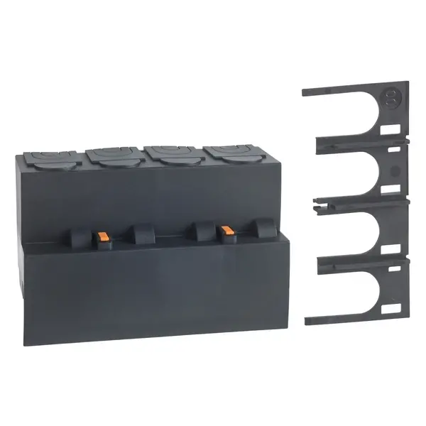 Schneider Electric - 19077 - set 2 terminal shields 3p - 1