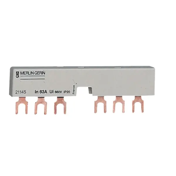 Schneider Electric - 21145 - 63A COMB BUSBAR FOR 2 P25M - 1