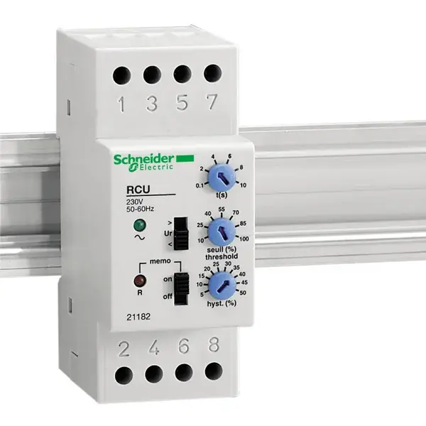 Schneider Electric - 21182 - RCU VOLTAGE CONTROL RELAY 230V - 1