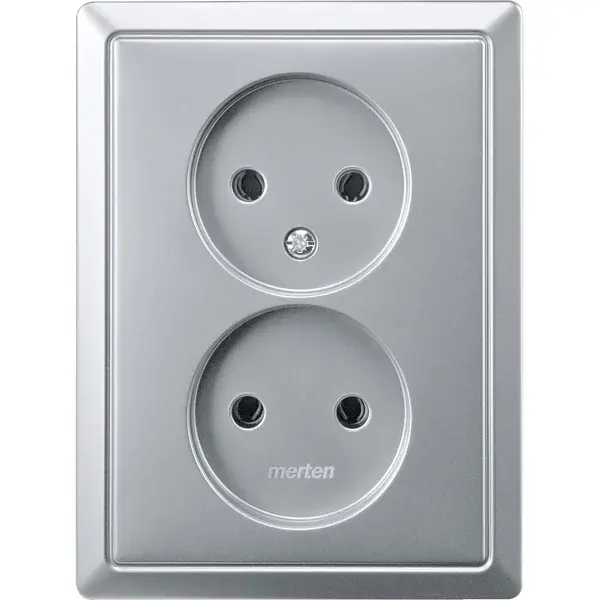 Schneider Electric - 212160 - Double socket-outlet without earthing co - 1