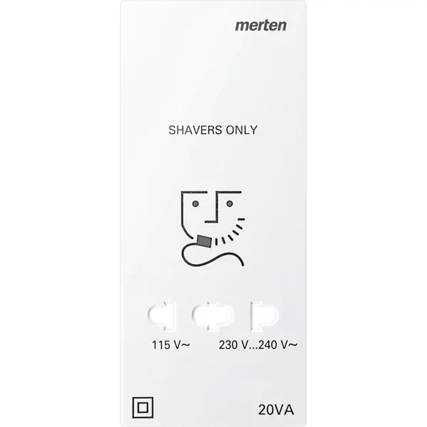 Schneider Electric - 213619 - CentralPl forShaverSocket,PolarWGloSystM - 1