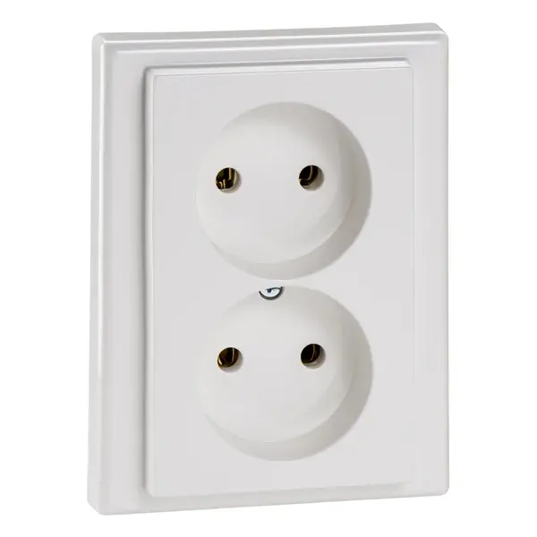 Schneider Electric - 214619 - Double socket-outlet with increased prot - 1