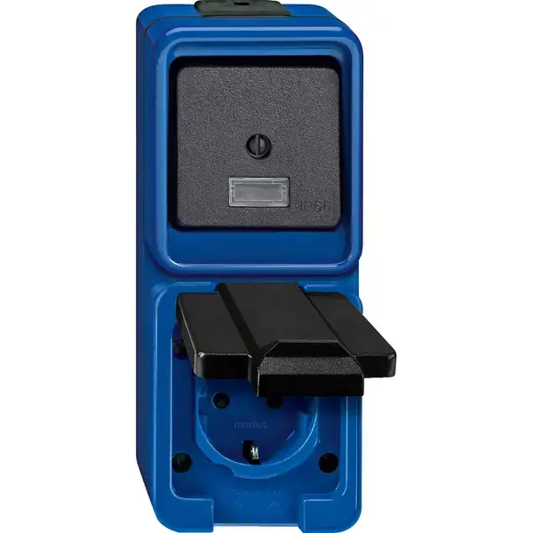 Schneider Electric - 227875 - Combination SCHUKO socket-outlet/two-way - 1