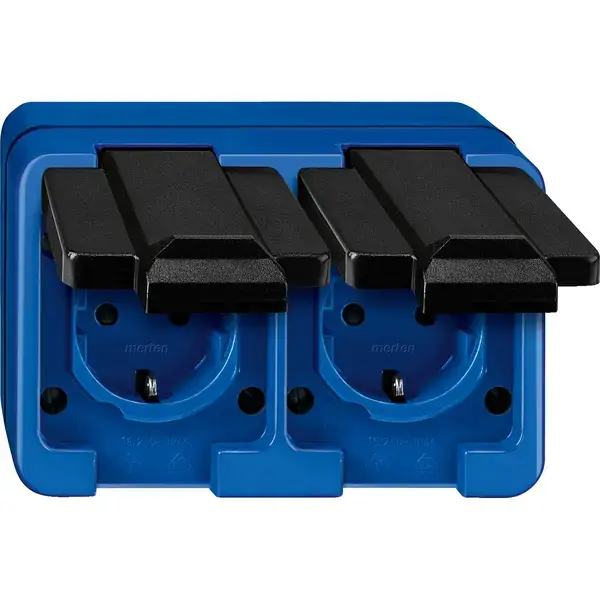 Schneider Electric - 229275 - SCHUKO double socket-outlet - 1