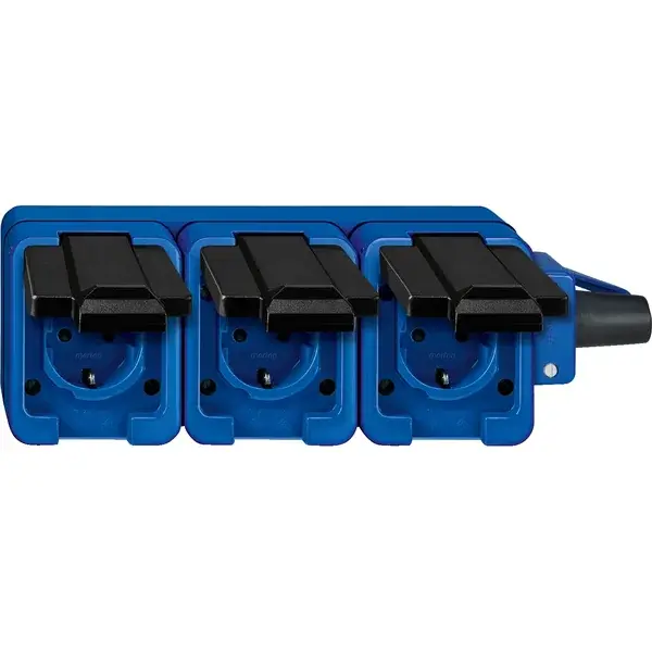 Schneider Electric - 229393 - Mobile SCHUKO triple socket-outlet - 1