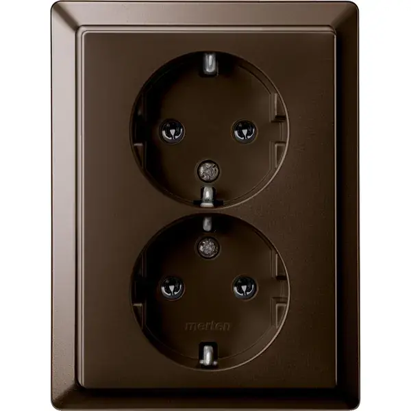 Schneider Electric - 232115 - SCHUKO double socket-outlet - 1