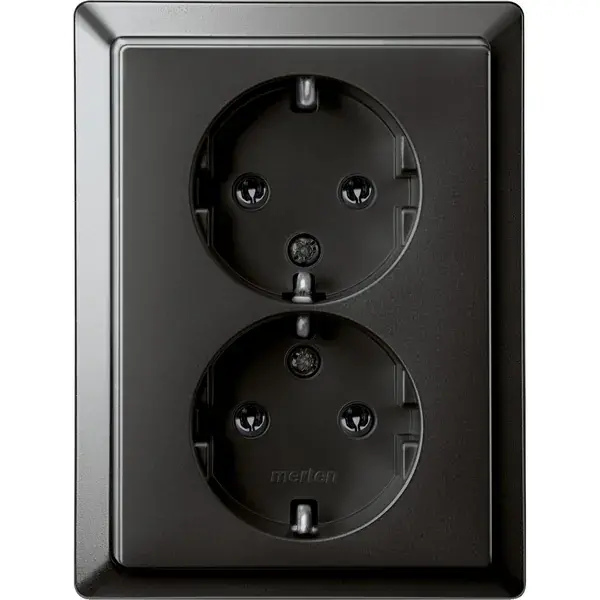 Schneider Electric - 232169 - SCHUKO double socket-outlet - 1