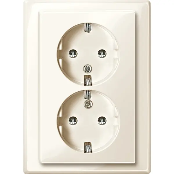 Schneider Electric - 239344 - SCHUKO double socket-outlet - 1