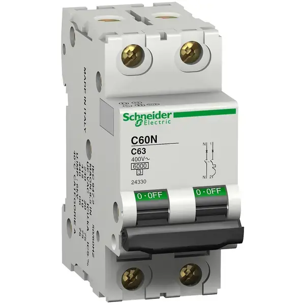 Schneider Electric - 24186 - C60N 1P AND N 4A C - 1