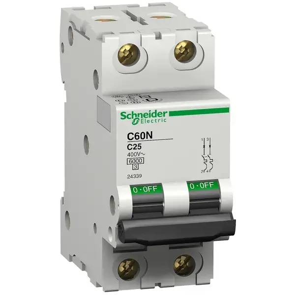 Schneider Electric - 24342 - C60N 2P 50A C - 1