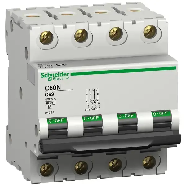 Schneider Electric - 24364 - C60N 4P 20A C - 1