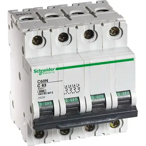 Schneider Electric - 24624 - C60N 4P 63A D - 1