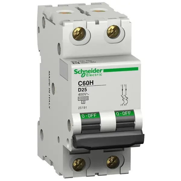 Schneider Electric - 25185 - C60H 2P 3A D - 1