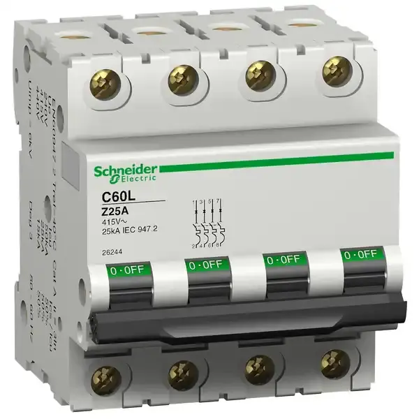 Schneider Electric - 26234 - C60L 4P 2A Z - 1