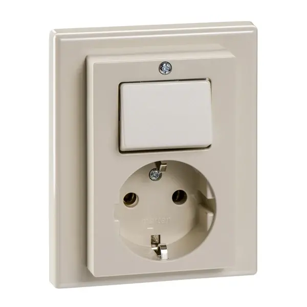 Schneider Electric - 278344 - Combination SCHUKO socket-outlet/two-way - 1