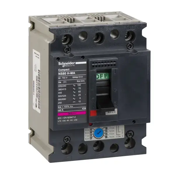 Schneider Electric - 28103 - NS80H MA12,5 3P3T - 1