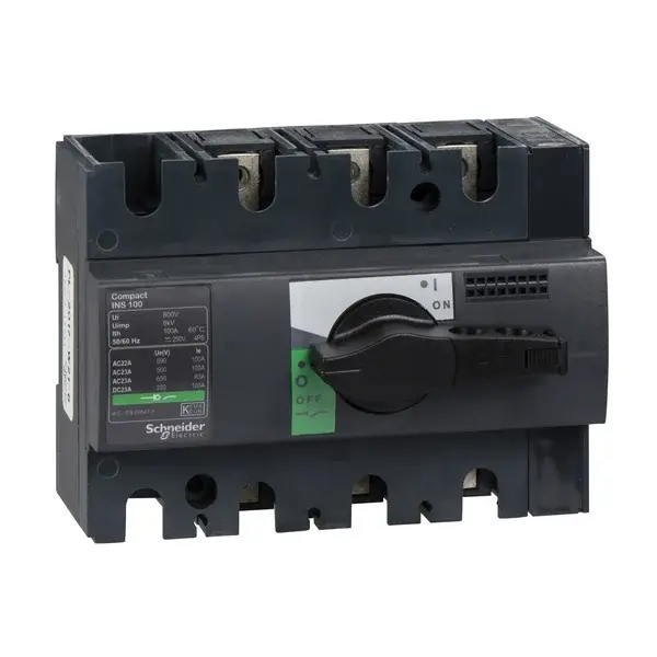 Schneider Electric - 28908 - INS100 3P 100A - SWITCH DISCONNECTOR - 1