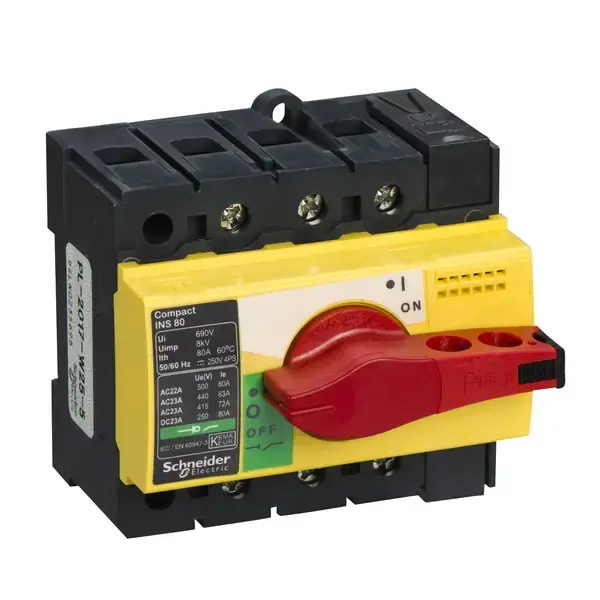 Schneider Electric - 28920 - INS80 3P 80A R/Y - 1