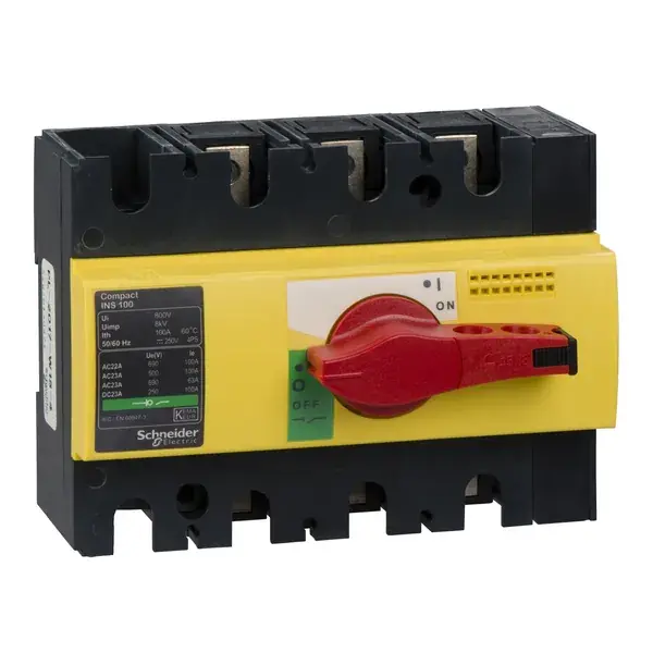 Schneider Electric - 28924 - INS100 3P 100A R/Y - 1