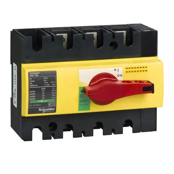 Schneider Electric - 28926 - INS125 3P 125A R/Y - 1