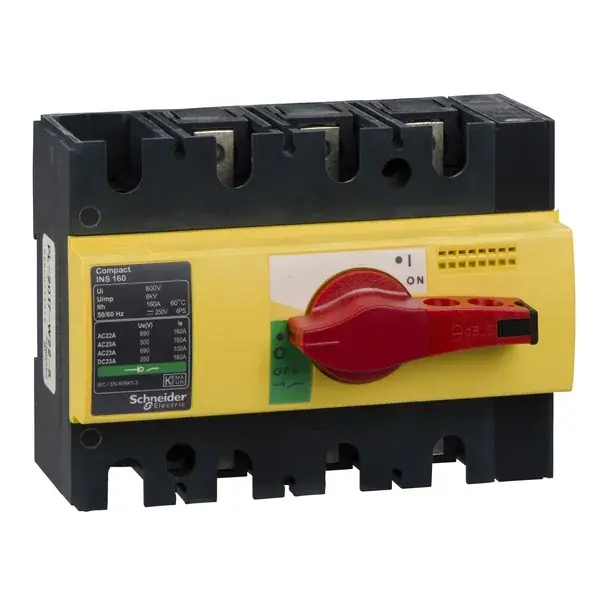 Schneider Electric - 28928 - INS160 3P 160A R/Y - 1