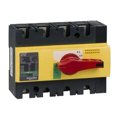 Schneider Electric - 28929 - INS160 4P RED ROTARY HANDEL - 1