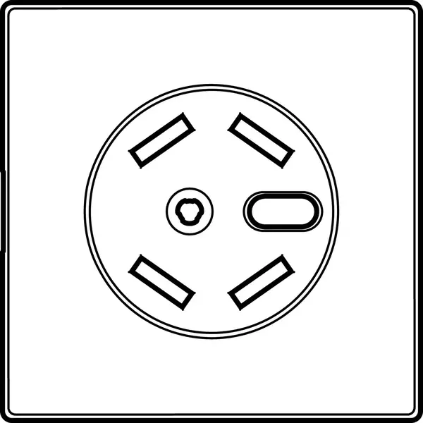 Schneider Electric - 291419 - Telephone socket insert, 4-pole - 1