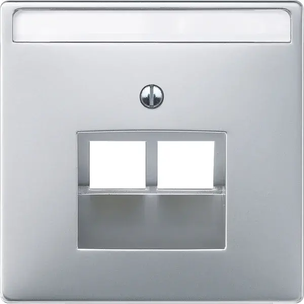 Schneider Electric - 292660 - Central plate for RJ45 insert, 2-gang - 1