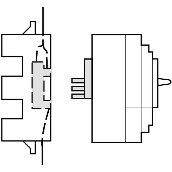 Schneider Electric - 29272 - AUX. CABLE PLUG+SOCKET FOR 9 - 1