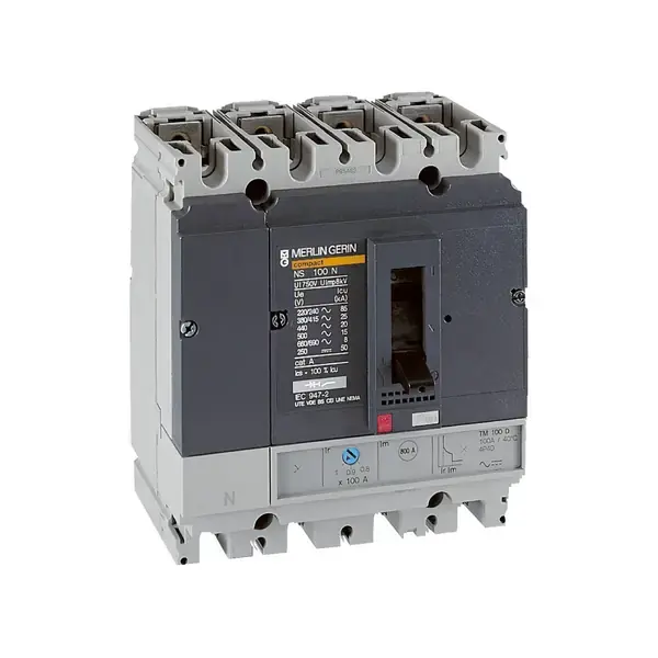 Schneider Electric - 29691 - NS100H TM80D 4P4T - 1