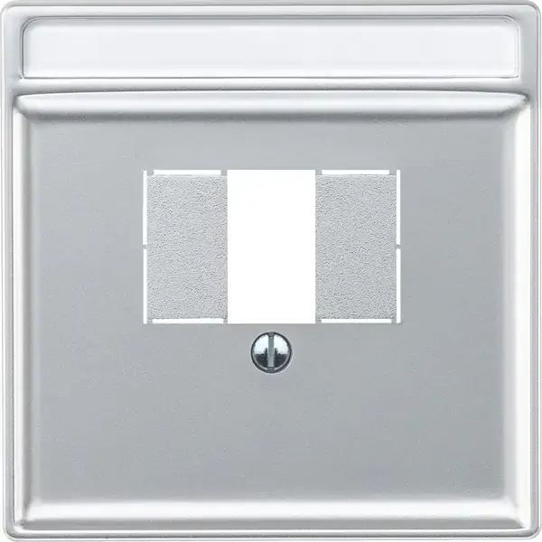 Schneider Electric - 297860 - Central plate for telephone socket-outle - 1